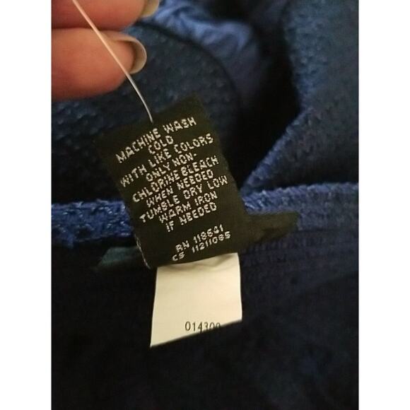 NWT Lane Bryant Blue Strapless Summer Dress Size 18/20 Embroidered Stretchy Top - Picture 5 of 9